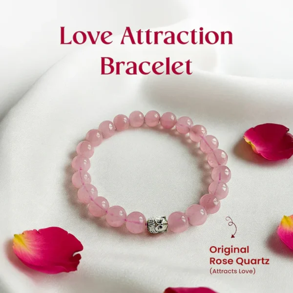 Love Attraction Rose Quartz Bracelet