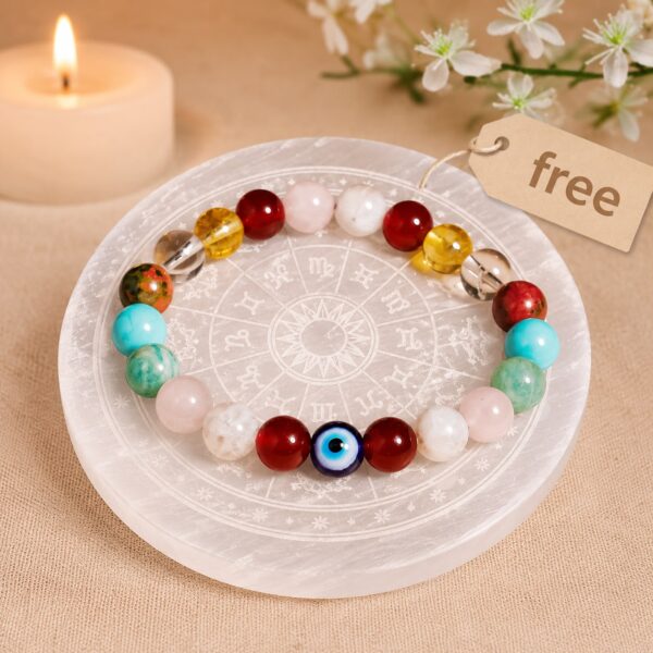 Pregnancy Bracelet & Free Selenite Plate - Conceiving & Protection